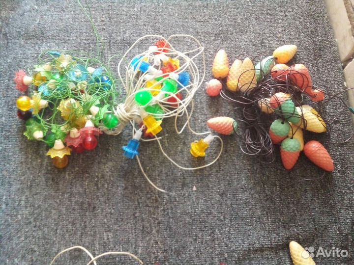 Елочные герлянды СССР