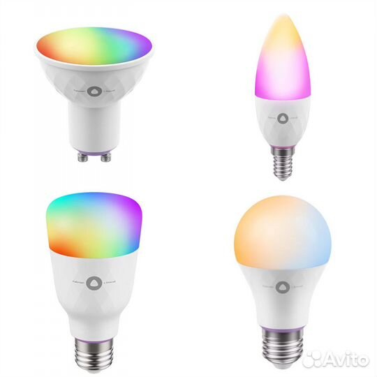 Умная лампочка Яндекс с Алисой (4 вида)