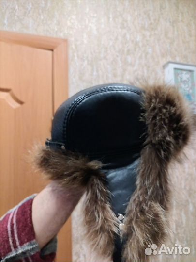 Шапка ушанка мужская натуральная