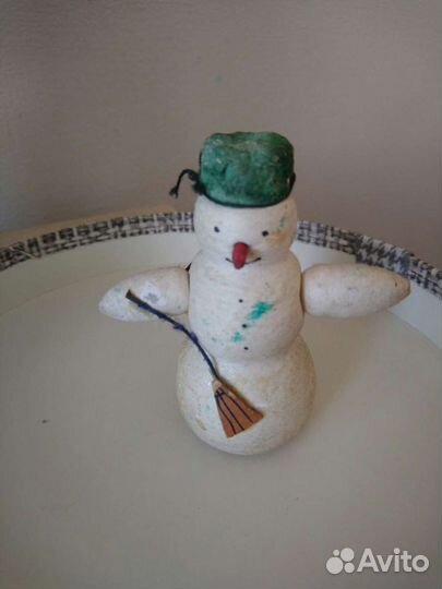 Елочные игрушки СССР : Снеговичок