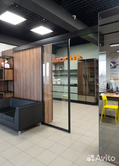 Изготовление дверей для шкафов-купе в алюм.профиле