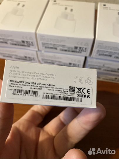 Адаптер 20W USB-C Apple Оригинал