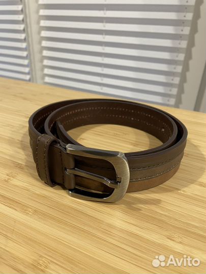 Ремень мужской кожаный