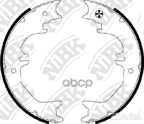 Колодки стояночного тормоза для Toyota LC100