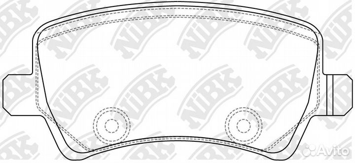 Колодки торм.зад