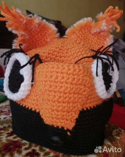 Шапочка лисы. Ручная работа