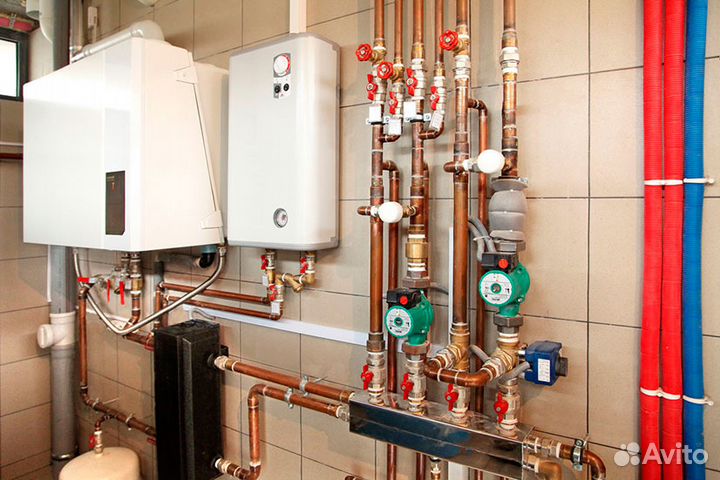 Монтаж систем отопления и канализации под ключ