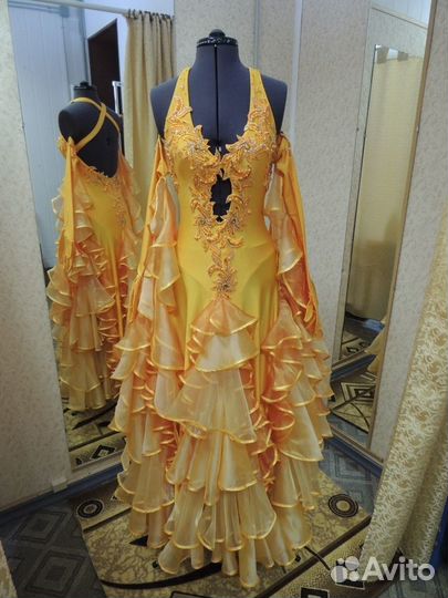 Платье для спортивных бальных танцев стандарт St