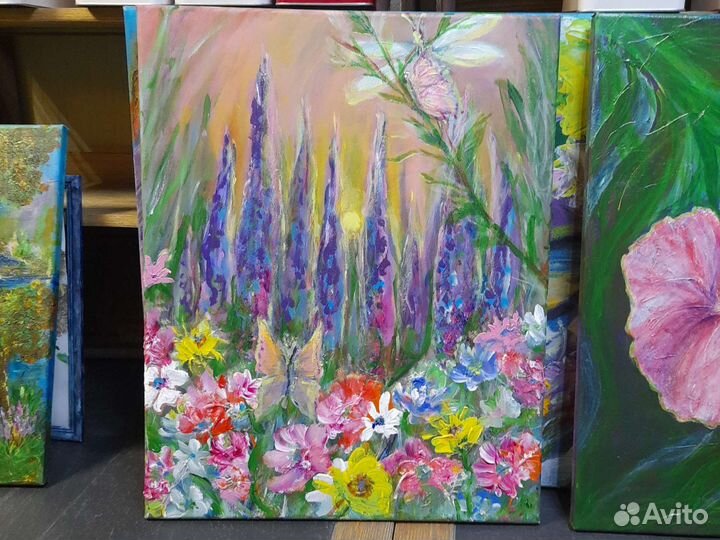 Картина акрил на холсте