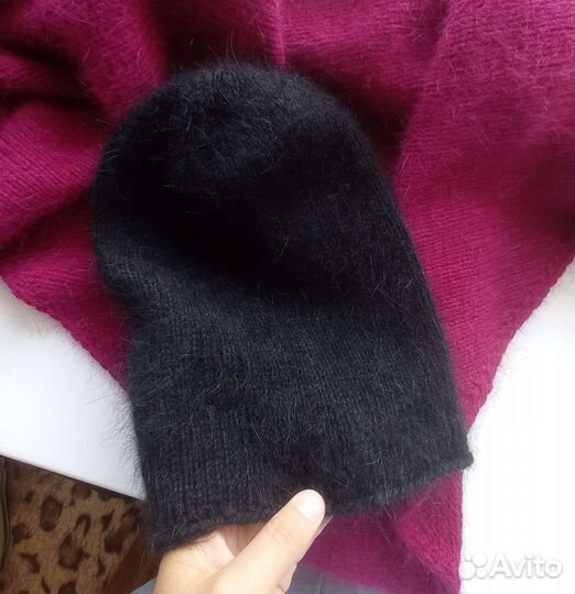 Демисезонная шапка бини