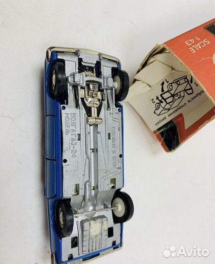 Модель. Волга. газ-24. А14. Масштаб 1:43.СССР. В к