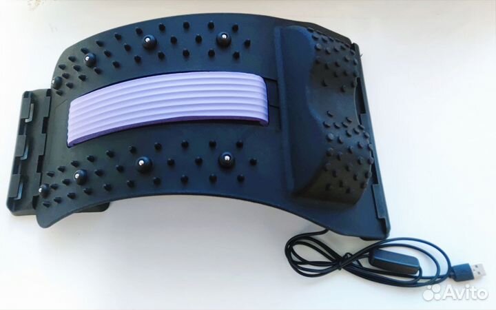 Массажер для спины шеи Мостик с электро массаж USB