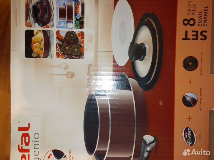 Набор посуды tefal новый