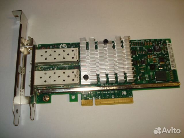HP 560SFP+ 2x 10Gb Сетевая карта купить в Санкт-Петербурге ...