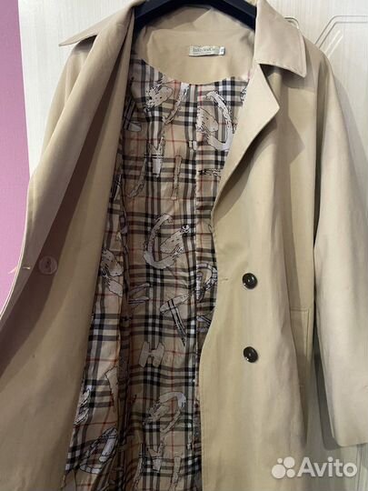 Плащ тренч женский 46 размер