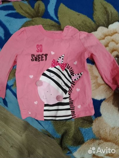 Вещи пакетом 62-74 для девочек