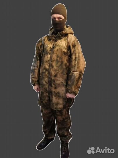 Защитный костюм, маскировочный, дождевик