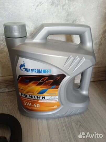 Масло моторное Газпромneft premium N 40 W 4 литра
