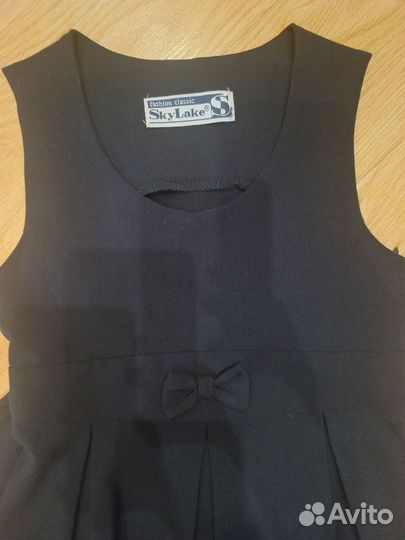 Сарафан школьный темно- синий