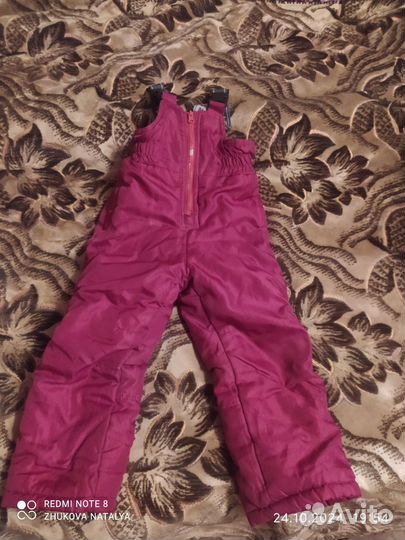 Зимний комбинезон для девочки