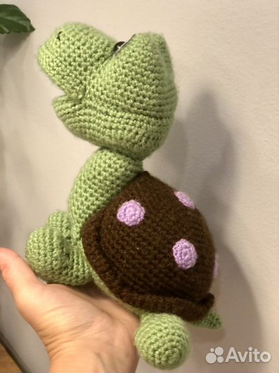 Вязаные Львенок и Черепаха (цена за 2-х)