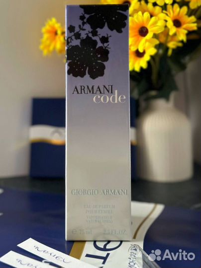 Giorgio armani Code Femme 75 мл парфюм вода, спрей
