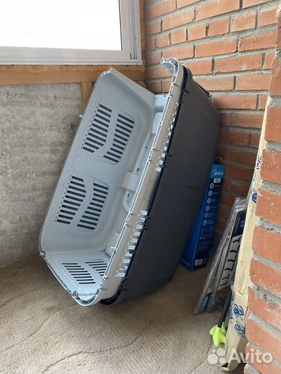 Переноска для крупных собак в самолет, клетка