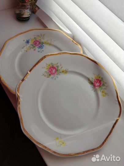 Блюдо Фарфор советский СССР(Дулево, Чехословакия)