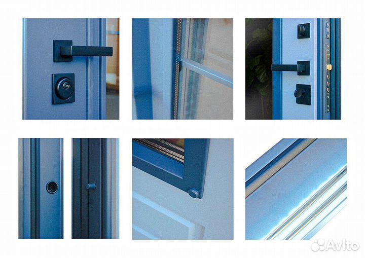 Дверь Эльбрус с окном и терморазрывом