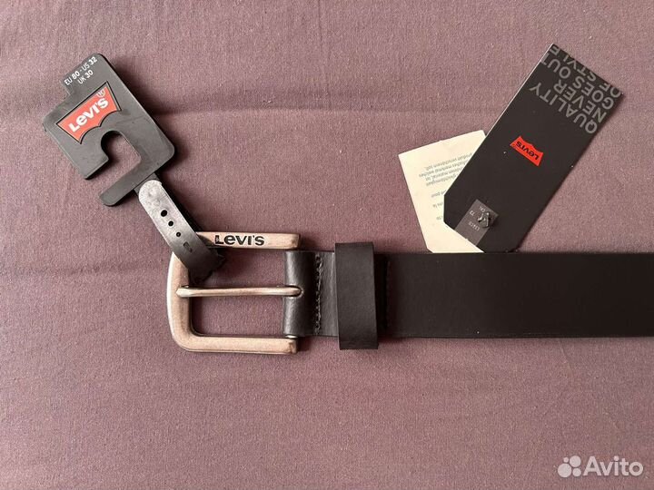 Ремень мужской кожаный Levis новый