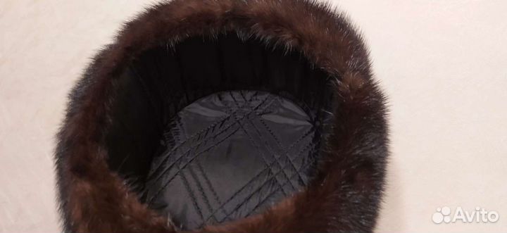 Мужская шапка норковая