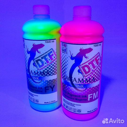 DTF расходники: клей, плёнка, чернила, промывка
