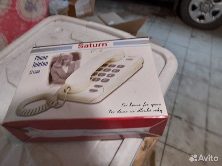 Стационарный телефон Saturn новый