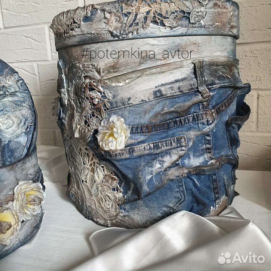 Коробки для хранения вещей. Ручная работа