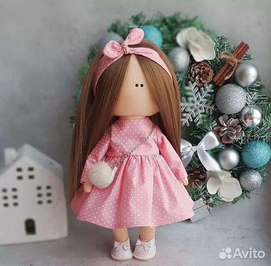 Кукла тильда, интерьерная кукла, текстильная