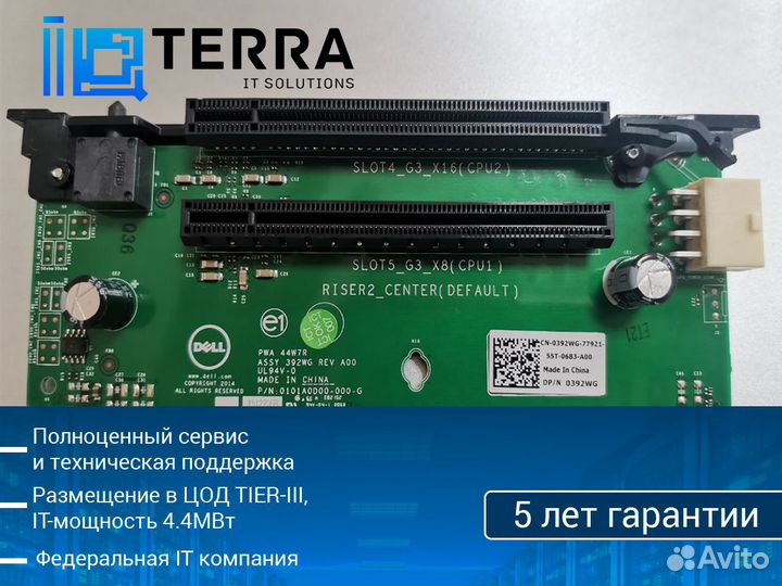 Сервер Riser 2 Dell PowerEdge R730