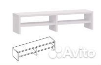 Тумба под тв Лакк Enkel, белая, новая