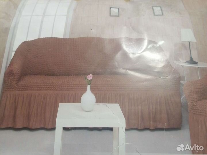 Чехлы на диван и кресла новые