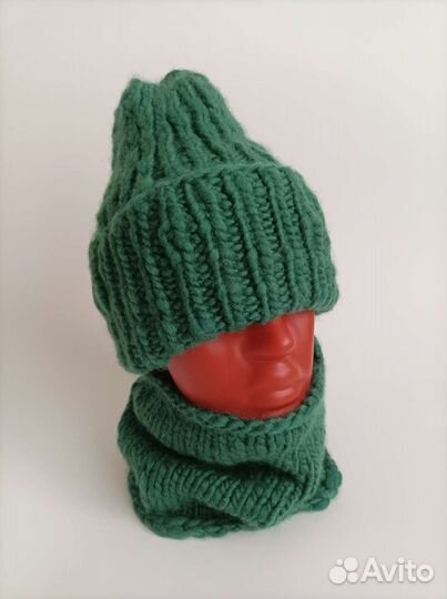 Комплект шапка и снуд