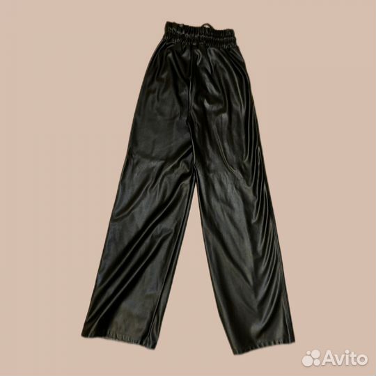 Брюки кожаные