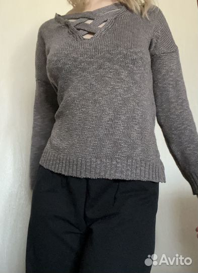 Винтажные джемперы кофты в полоску эмо у2к