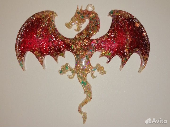 Елочная игрушка дракон