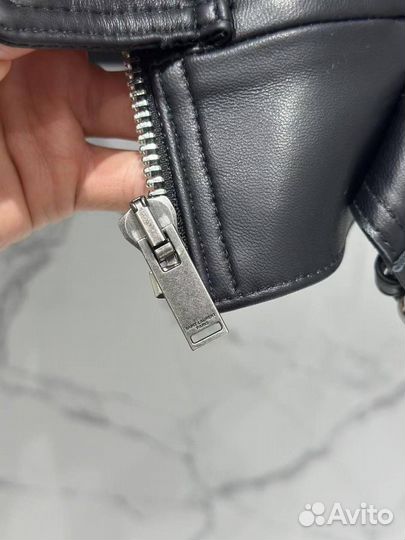 Кожаная куртка жилетка YSL женская