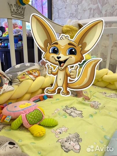 Косичка в детскую кроватку