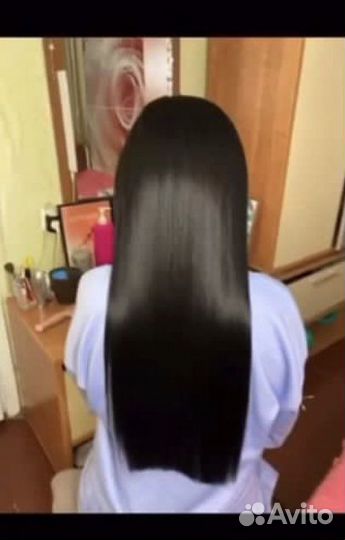 Кератиновое выпрямление волос