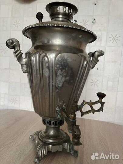 Тульский самовар на дровах