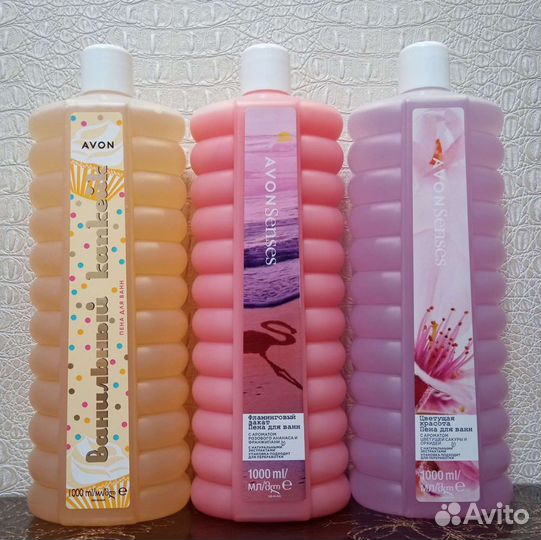 Пены для ванн Avon, 500 мл и 1 литр