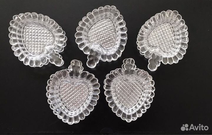 Розетки для варенья СССР хрусталь