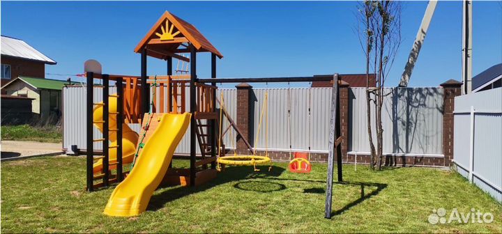 Детская площадка с гарантией 12 месяцев