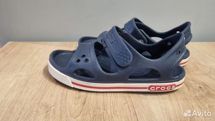 Сандали crocs j2 синие для мальчика